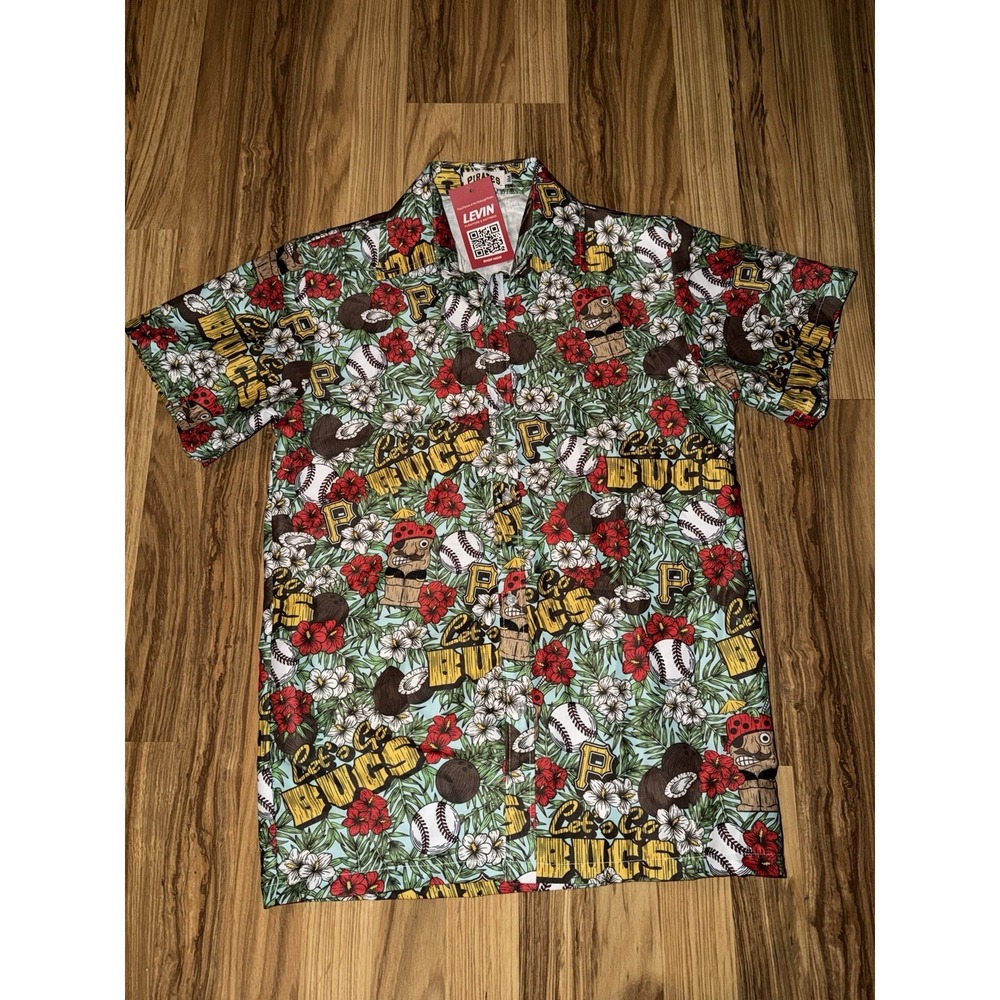 2026 Pittsburgh Pirates Bucco Luau Weekend Hawaiian Shirt SGA 6/13/26 Unisex M